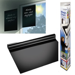 [67704] ROTOLO 25FG ELETTROSTATICI 60x80CM NERO MAGIC CHART Legamaster