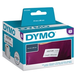 [49075] ROTOLO 300 ETICHETTE BADGE RIMOV. 41X89MM X DYMO LW 113560