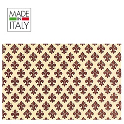 [51465] ROTOLO CARTARIVESTO 49X300CM GIGLIO MARRONE ADESIVO REXTACO