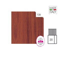 [62625] ROTOLO CARTARIVESTO 49X300CM LEGNO SCURO 139 ADESIVO REXTACO