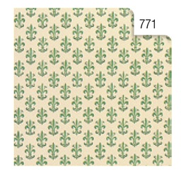 [51462] ROTOLO CARTARIVESTO 50X500CM GIGLIO VERDE LAVABILE REX58