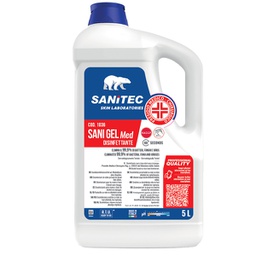 [93850] SANI GEL MED igienizzante mani 5lt Sanitec