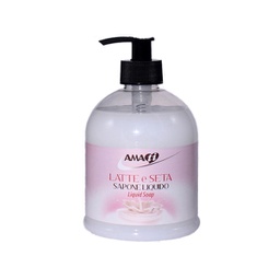 [90530] Sapone liquido in dispenser 500ml LatteSeta