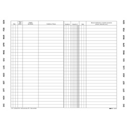 [51921] SCADENZARIO SPIRALATO 24x17cm EFFETTI PASSIVI 36fg E4033