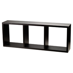 [97370] ***Scaffale cubo 3 ripiani MDF 30x15x80H cm Wenge