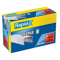 [32370] Scatola 10.000 punti SPECIAL TEXTILE RAPID 43/6