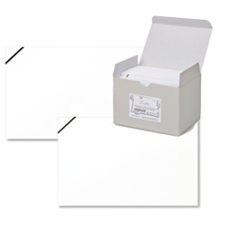 [68906] SCATOLA 100biglietti+100buste LUTTO f.to 9 90x140mm 240gr SADOCH