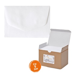 [68903] SCATOLA 100 buste BIANCHE f.to 9 90x140mm BRISTOL SADOCH