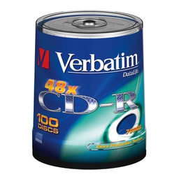 [VERCDP700100SK] SCATOLA 100 CD-R DATALIFE SPINDLE 1X-52X 700MB SERIGRAFATO EXTRA PROTECTION