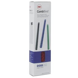 [37351] SCATOLA 100 DORSI SPIRALE 16MM NERO 21 ANELLI