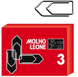 [47861] SCATOLA 100 FERMAGLI N.3 MM29 ZINCATI LEONE
