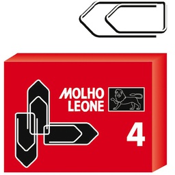 [47862] SCATOLA 100 FERMAGLI N.4 MM32 ZINCATI LEONE