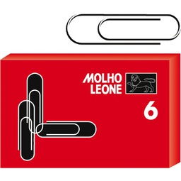 [47864] SCATOLA 100 FERMAGLI N.6 MM57 ZINCATI LEONE