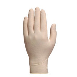 [74172] ***Scatola 100 GUANTI LATTICE tg.grande 8/9 NON Talcati V1340
