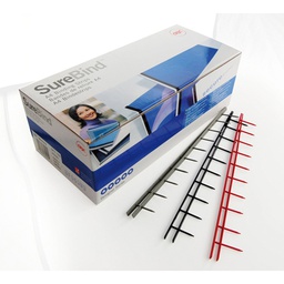 [26888] SCATOLA 100 PETTINI SUREBIND 50MM 10 DENTI BLU