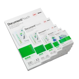 [26605] Scatola 100 pouches 2x250mm 65x95mm Goverment Card GBC