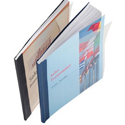 [51054] SCATOLA 10 COPERTINE IMPRESSBIND 7MM NERO FLESSIBILE