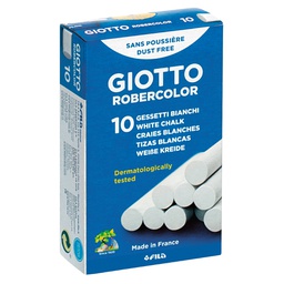 [35270] SCATOLA 10 GESSETTI TONDI BIANCO GIOTTO