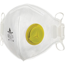 [73604] Scatola 10 MASCHERINE FILTRANTI FFP2 con valvola - pieghevole vert.