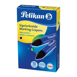 [36323] SCATOLA 12 PASTELLI INDUSTRIALI 762 NERO PELIKAN