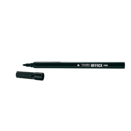 [28221] SCATOLA 12 PENNARELLI TRATTO OFFICE FINE NERO