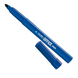 [37097] SCATOLA 12 PENNARELLI TRATTO OFFICE MAXI BLU