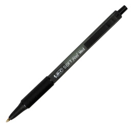 [64323] SCATOLA 12 PENNE SFERA SCATTO SOFTFEEL CLIC 1.0mm NERO