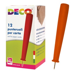 [54707] SCATOLA 12 PUNTERUOLI PER CARTA ART.1583 DECO