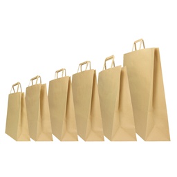 [73149] SCATOLA 250 SHOPPERS 36X12X41CM AVANA NEUTRO PIATTINA