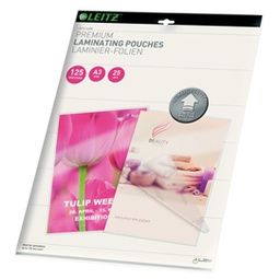 [86973] Scatola 25 pouches UDT A3 303X426mm 125mic Leitz