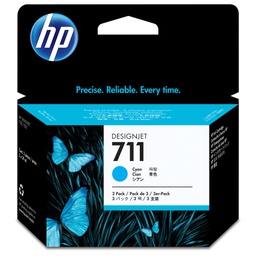 [HPCZ134A] SCATOLA 3 CARTUCCE D'INCHIOSTRO HP 711DA 29 ML CIANO
