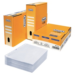 [80576] SCATOLA 500 BUSTE FORATE 22X30 LINEAR BUCCIA PPL FAVORIT