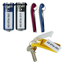 [58023] SCATOLA 6 PORTACHIAVI KEY CLIP ASSORT. DURABLE