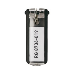 [58024] SCATOLA 6 PORTACHIAVI KEY CLIP NERO DURABLE