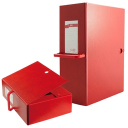 [25629] Scatola archivio Big 160 250x350mm rosso c/maniglia Sei Rota