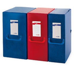 [25630] Scatola archivio Big 200 250x350mm blu c/maniglia Sei Rota