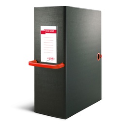 [71821] Scatola archivio Big Next 120 nero/rosso 25x35cm dorso 12cm