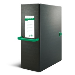 [71829] Scatola archivio Big Next 200 nero/verde 25x35cm dorso 20cm