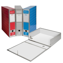 [59595] SCATOLA ARCHIVIO BOX4 GRIGIO 37,5X29,5X9CM