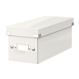 [64471] SCATOLA ARCHIVIO CD CLICKSTORE BIANCO METAL