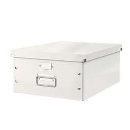 [64479] SCATOLA ARCHIVIO GRANDE CLICKSTORE BIANCO METAL