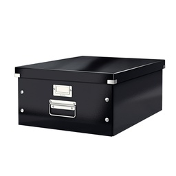 [64480] SCATOLA ARCHIVIO GRANDE CLICKSTORE NERO METAL