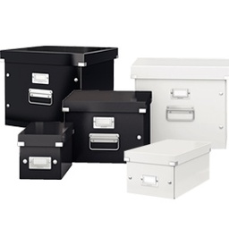 [64475] SCATOLA ARCHIVIO PICCOLA CLICKSTORE BIANCO METAL