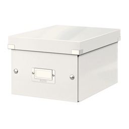 [64475] SCATOLA ARCHIVIO PICCOLA CLICKSTORE BIANCO METAL