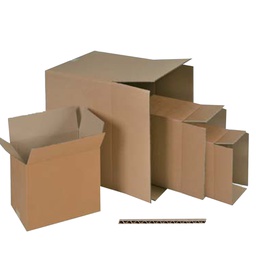 [98121] Scatola cartone per imballo avana onda singola P20xL15xH15cm