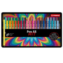[35192] SCATOLA METALLO 40 PENNARELLI PEN 6840 STABILO