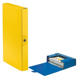 [48342] Scatola progetto C24 25x35cm dorso 4 giallo ESSELTE
