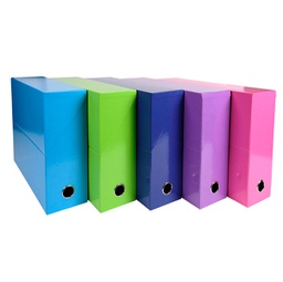 [89298] Scatola progetto Iderama 5 colori assortiti tenui D90 Exacompta