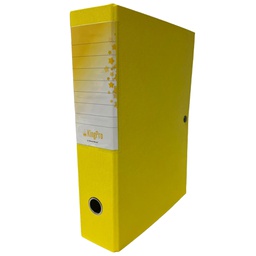 [STL5114] SCATOLA PROGETTO KingPro 10 GIALLO c/portaetichetta STARLINE
