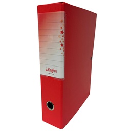 [STL5101] SCATOLA PROGETTO KingPro 4 ROSSO c/portaetichetta STARLINE